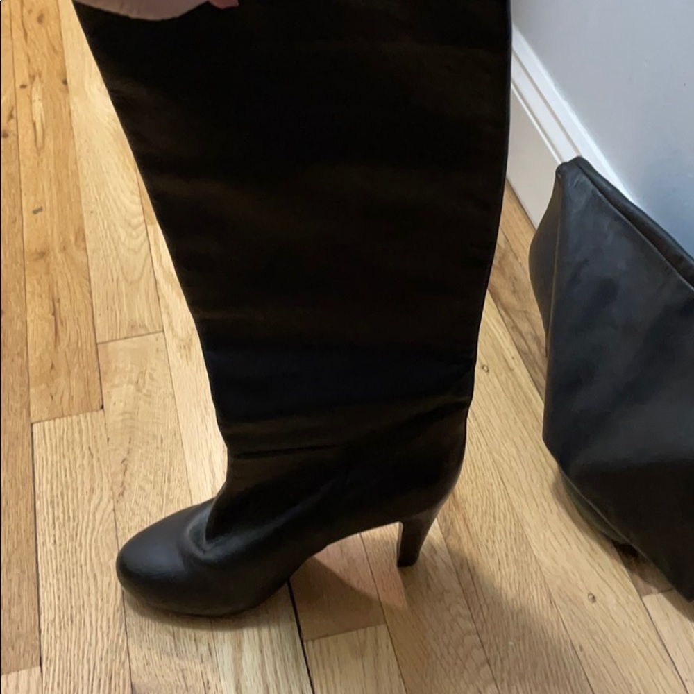 See by Chloe black heel boots size 38.5